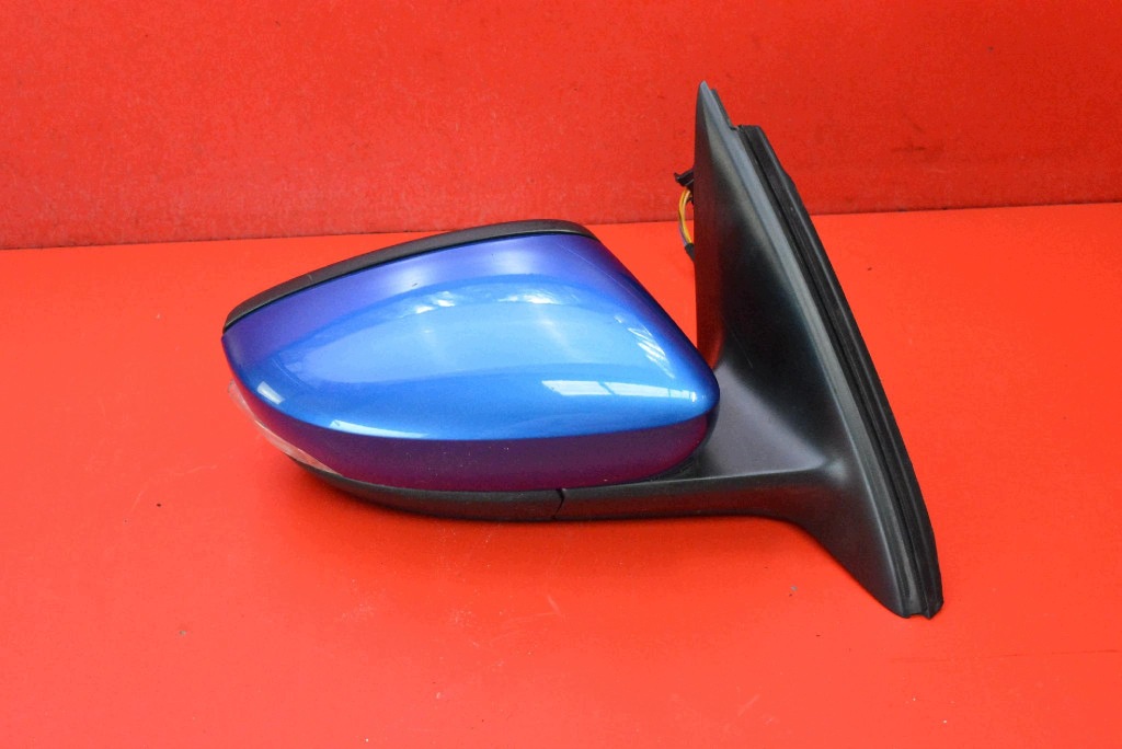 mirror right blue EU 5JB857408K SKODA RAPID 12-17 6 PIN