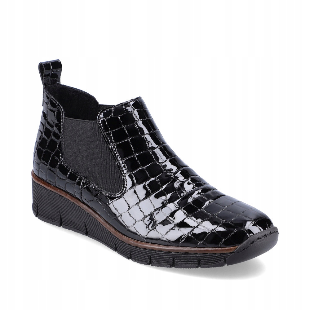 Rieker 53794 Černý Lak vel. 36