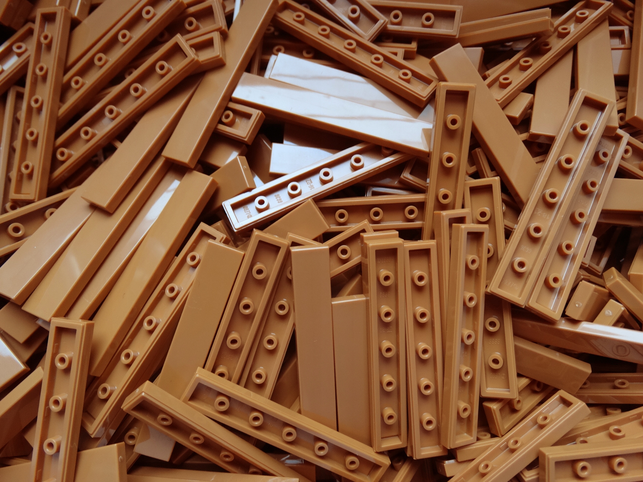 

Lego 6636 Tile płytka 1x6 Medium Nougat 10szt Nowe