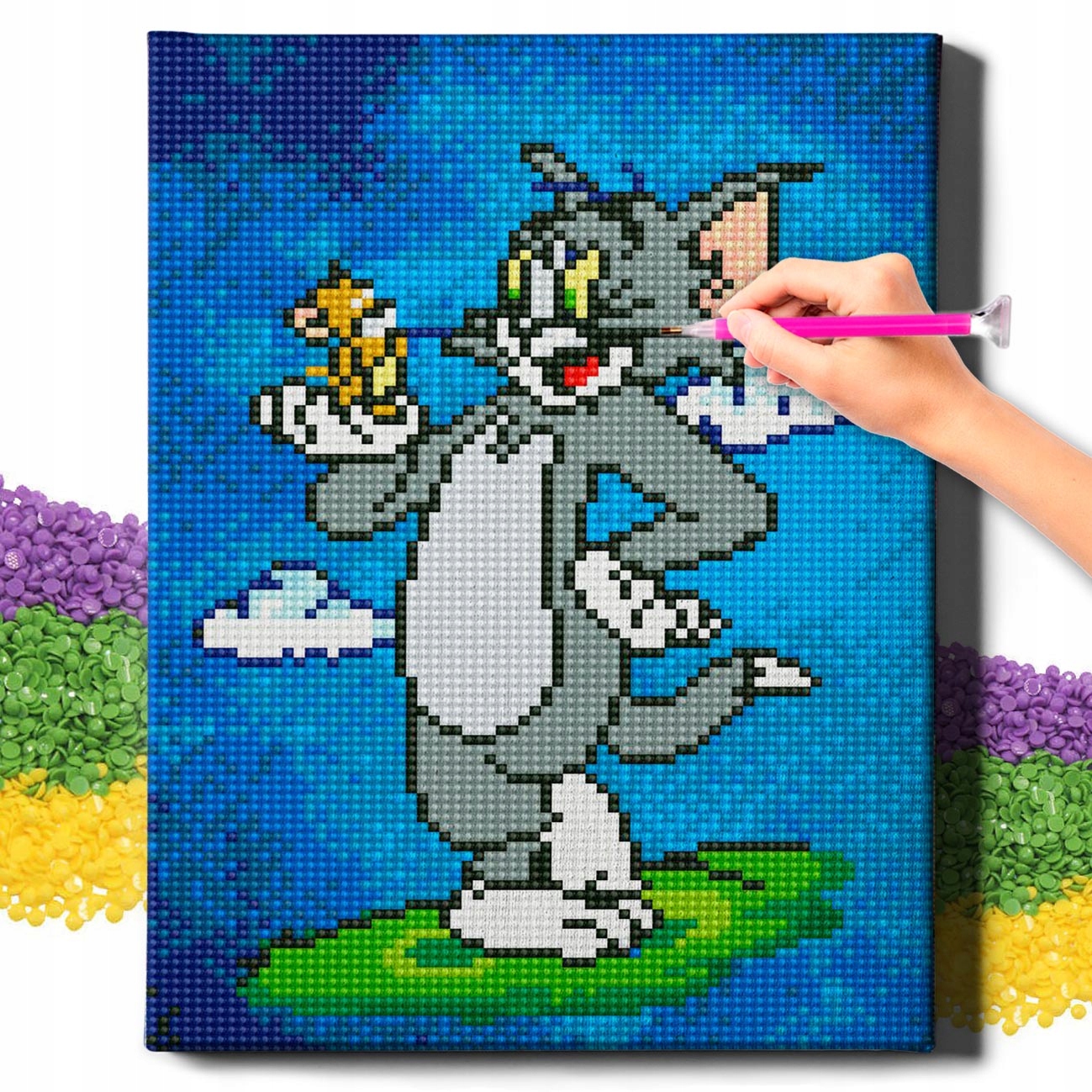 Haft Diamentowy 5D z Ramką Diamond Painting 20x30 Mozaika Dla Dzieci OhArt!