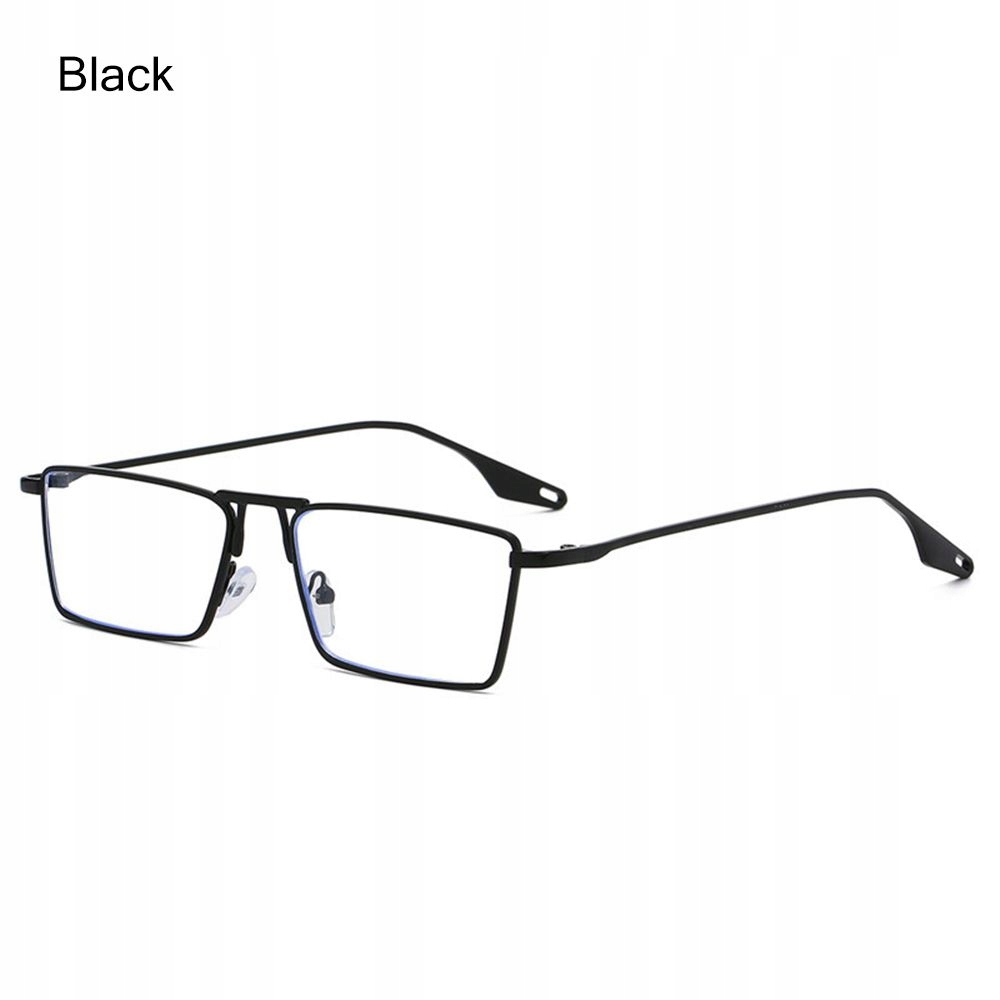 1 шт. модные ретро узкие прямоугольные металлические солнцезащитные очки