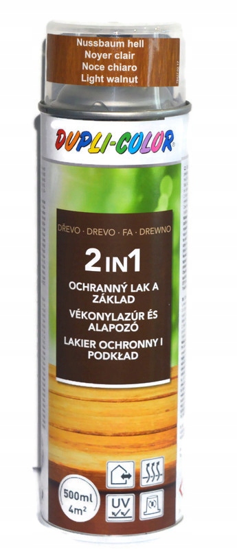 MOTIP LAKIEROBEJCA ORZECH JASNY SPRAY 500ML 2 w 1