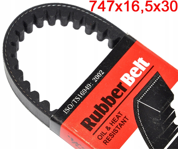 PASEK NAPĘDOWY 747x16,5x30 SR50, NEOS, YOG, AEROX