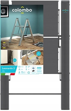 DRABINA KUCHENNA DRABINKA SKŁADANA SOLIDNA 2 ST Marka Colombo