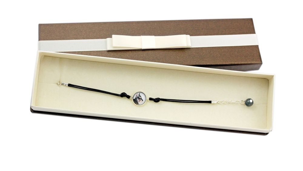 

Sznaucer Bransoletka w pudełku Twoje zdjęcie foto