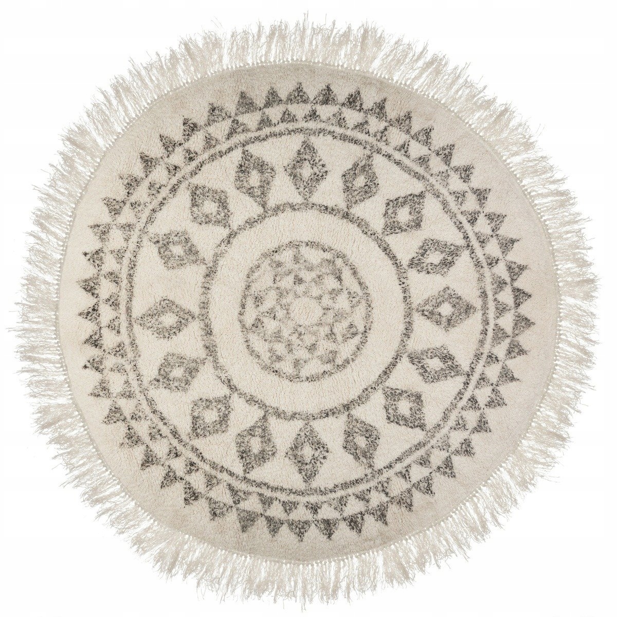 

Dywan Bawełniany Pleciony Z Frędzlami Boho 120cm