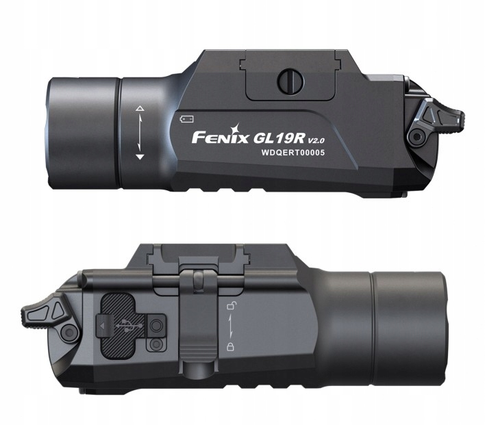Fenix Latarka na Broń Pistolet GL19R V2.0 1200lm 420m Usb-c Glock Beretta