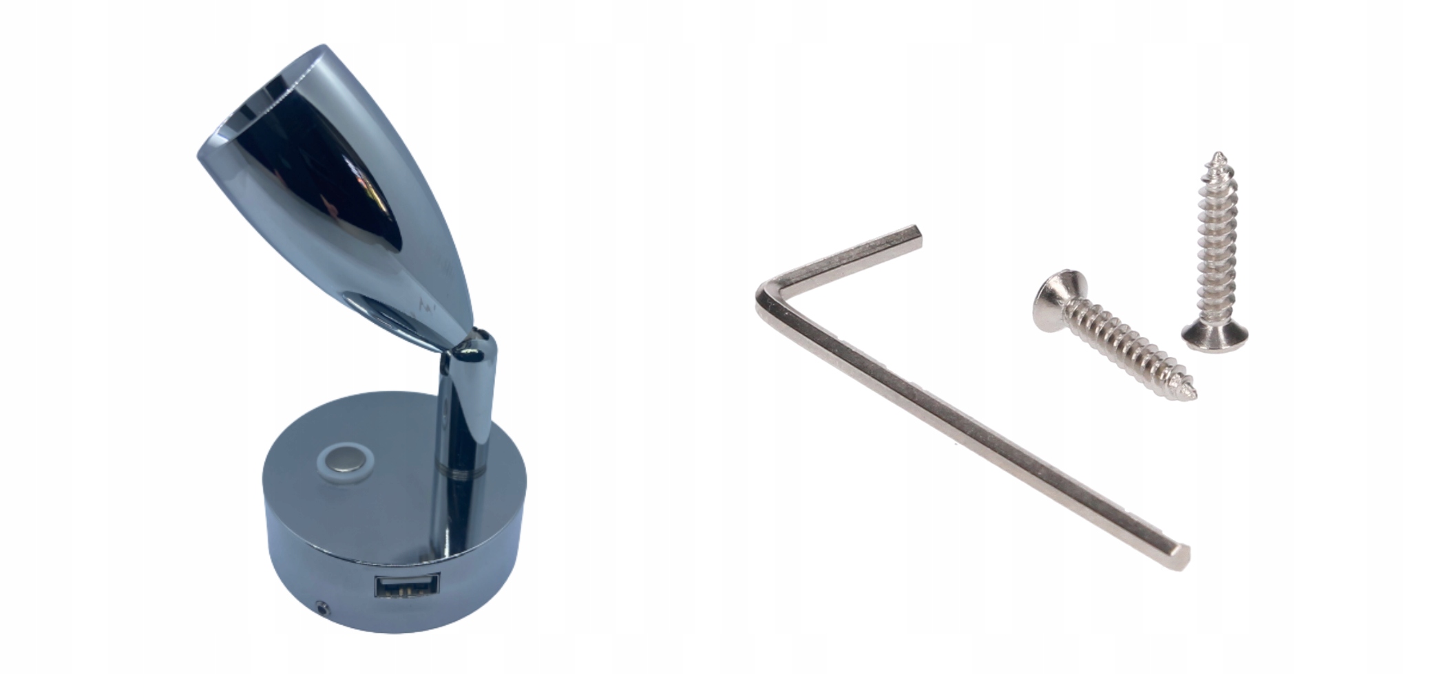 KINKIET LAMPA DO JACHTU KAMPERA LED 12/24V 2W USB Stan opakowania oryginalne