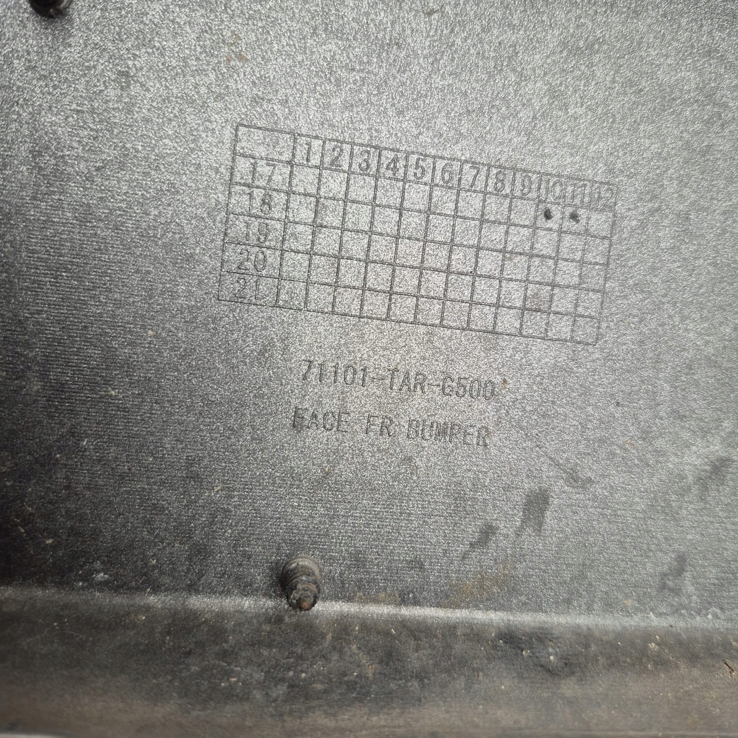 HONDA JAZZ IV 4 LIFT 17-20 bumper front front