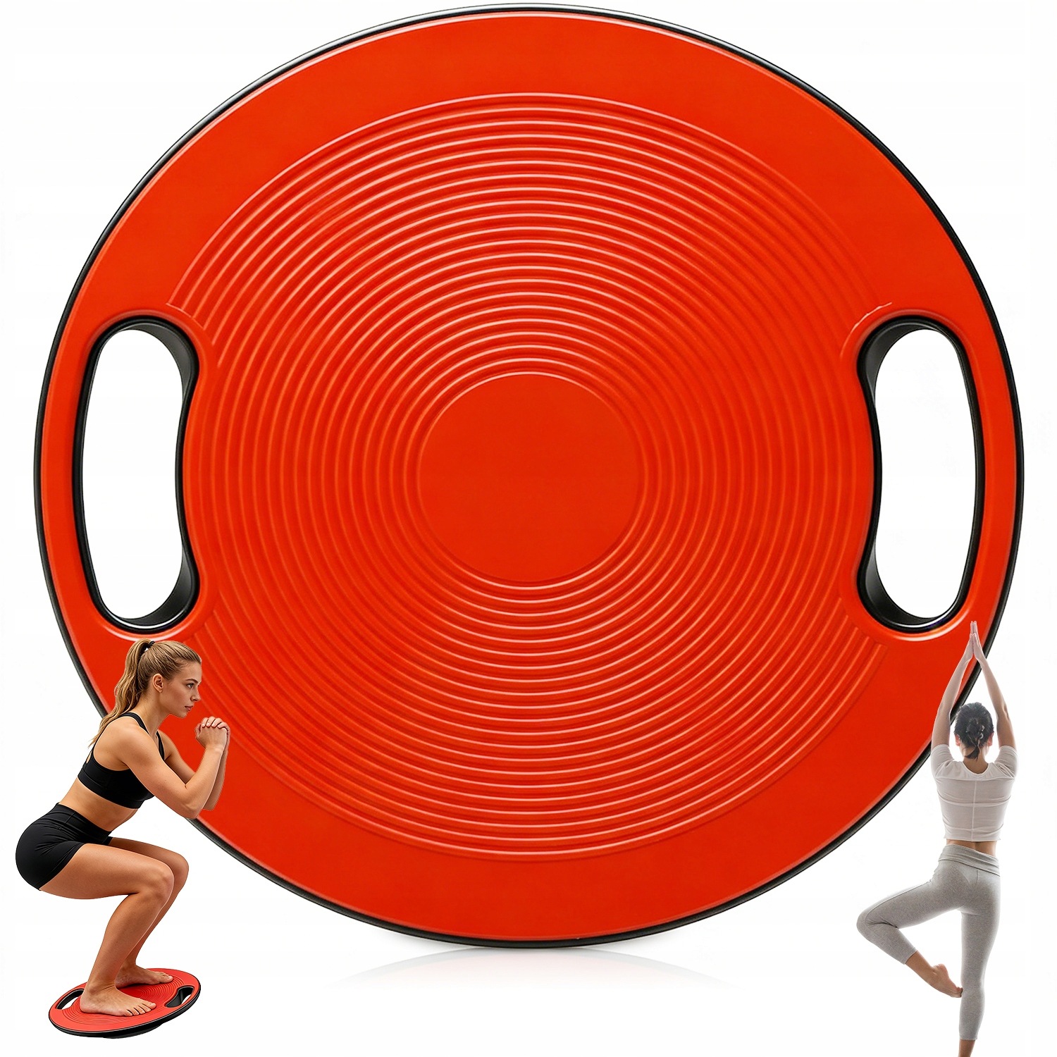 Dysk Równoważny 40CM Z Uchwytami Poduszka Balansowa Do Ćwiczeń Fitness
