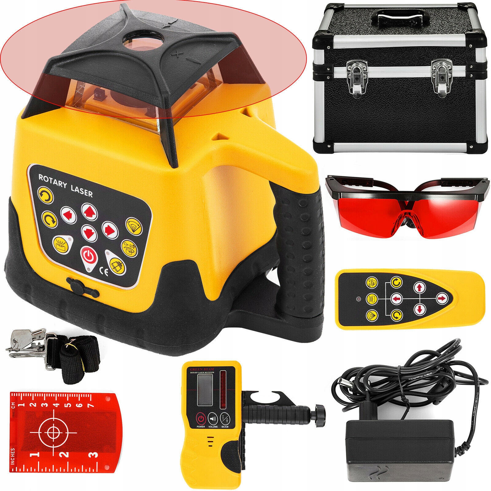 

Vevor Czerwony Laser Krzyżowy 500 m Obrót o 360°