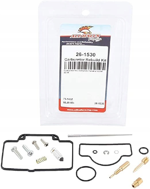 26-1530 - КОМПЛЕКТ ДЛЯ РЕМОНТА КАРБЮРАТОРА YAMAHA YZ 250 92-94