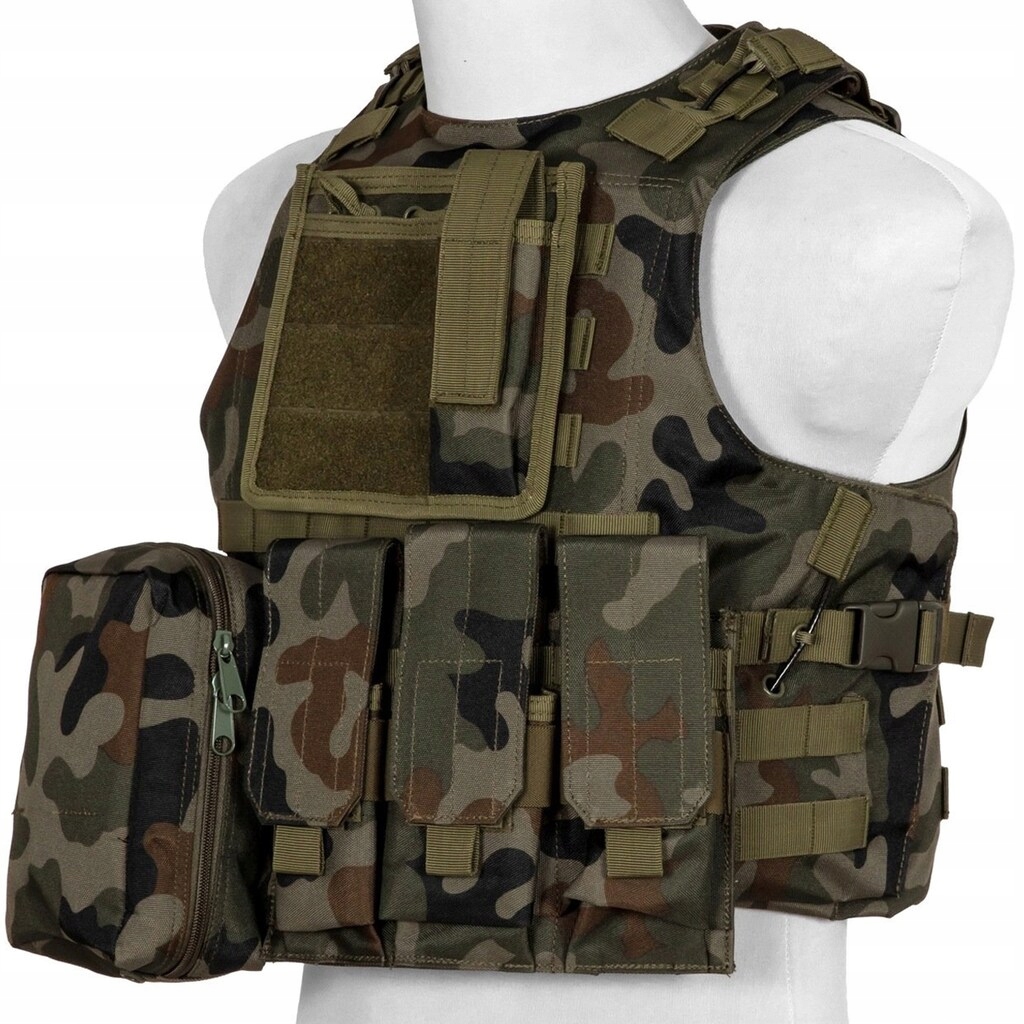 Taktická vesta maskáčový Gfc Tactical typu Fsbe vz.93 Pantera Pl Woodland