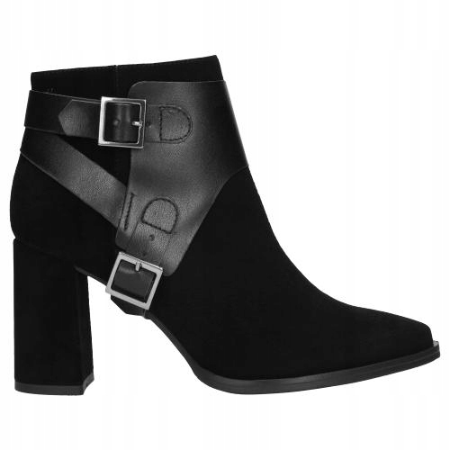 

Buty Wojas Botki damskie skóra czarne r. 37