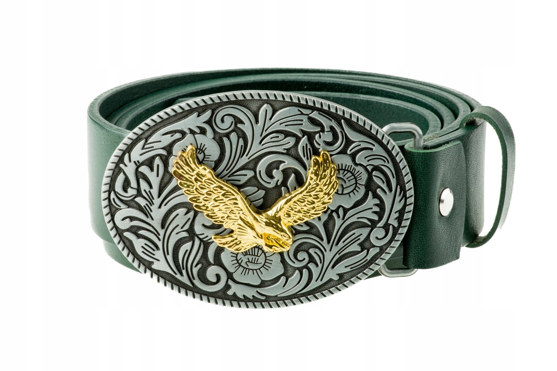 Kožený opasek Bór Hunter Forest Eagle Rim -85