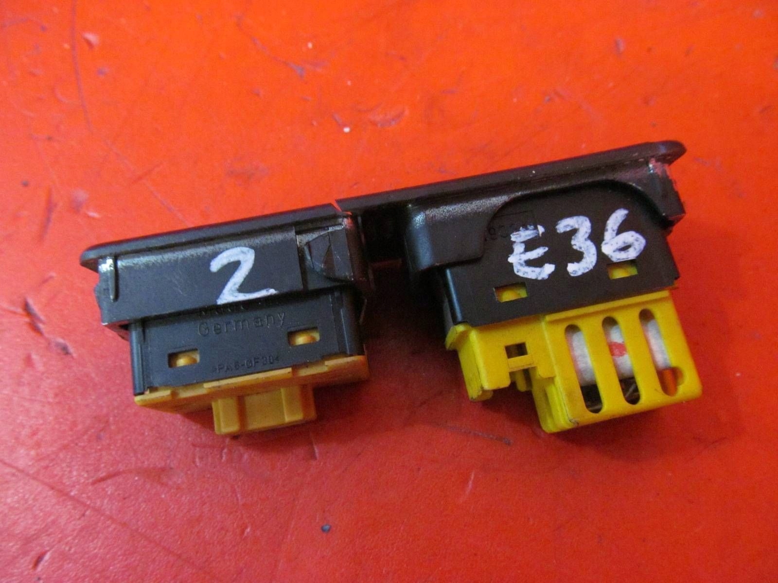 BMW 3 COMPACT E36 PANEL window control switch of the heating seat