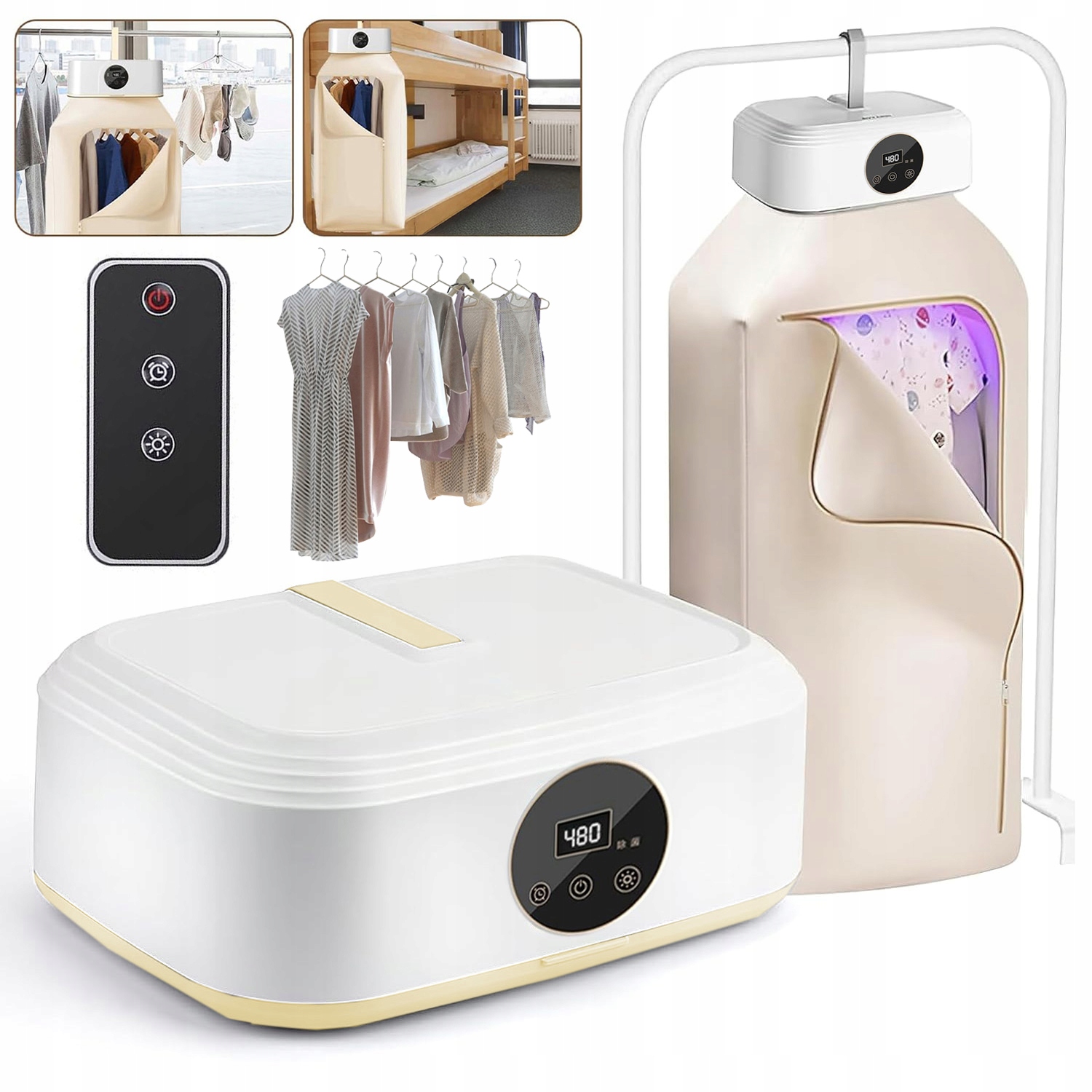 Levně Sušák S Přenosným Závěsným Pouzdrem O Objemu 600 W