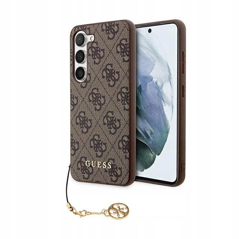 Guess – Pouzdro pro Samsung Galaxy A35 5G (hnědé)
