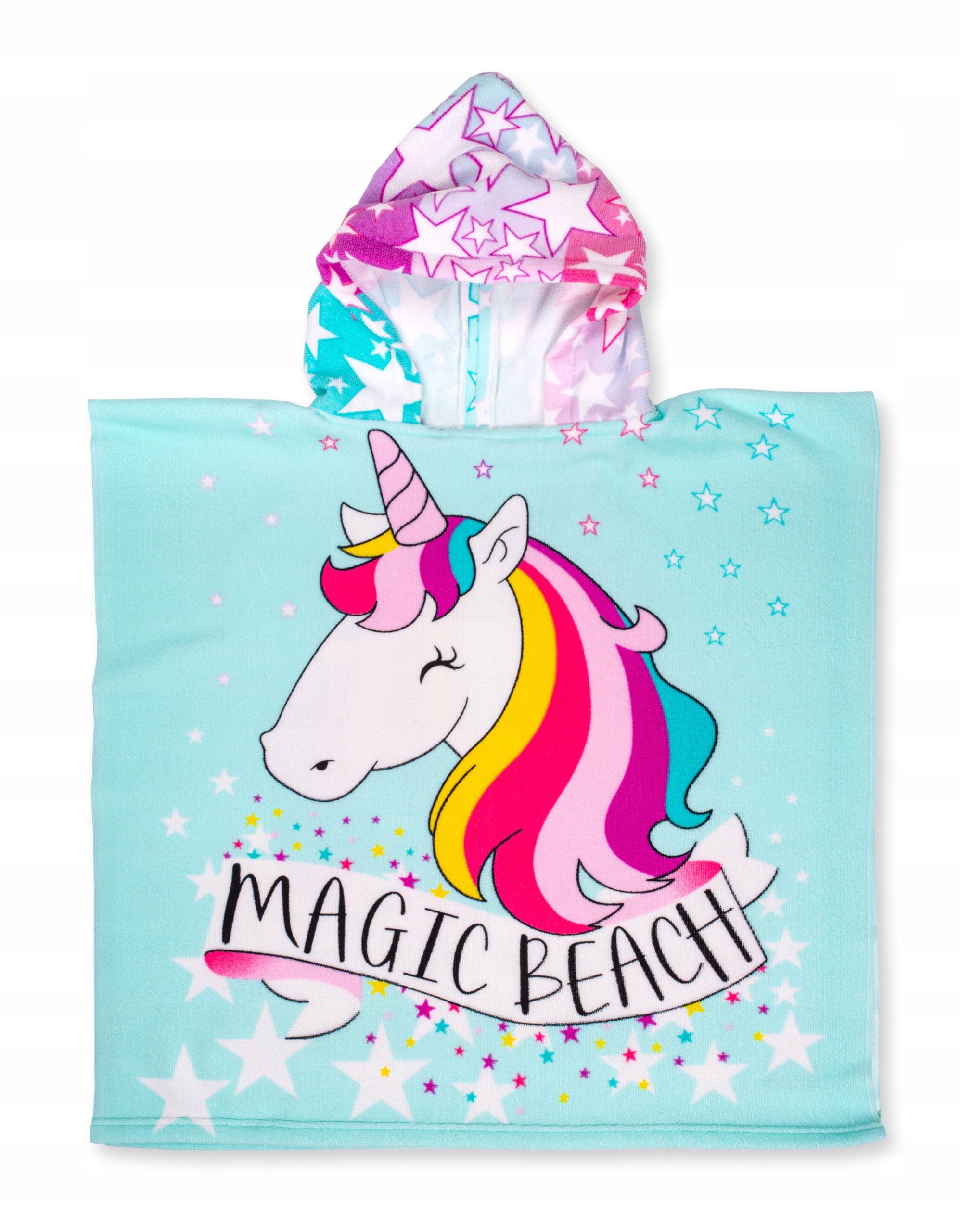 RĘCZNIK KĄPIELOWY DZIECIĘCY Z KAPTUREM BESTIF PONCZO DLA DZIECI Szerokość produktu 60 cm