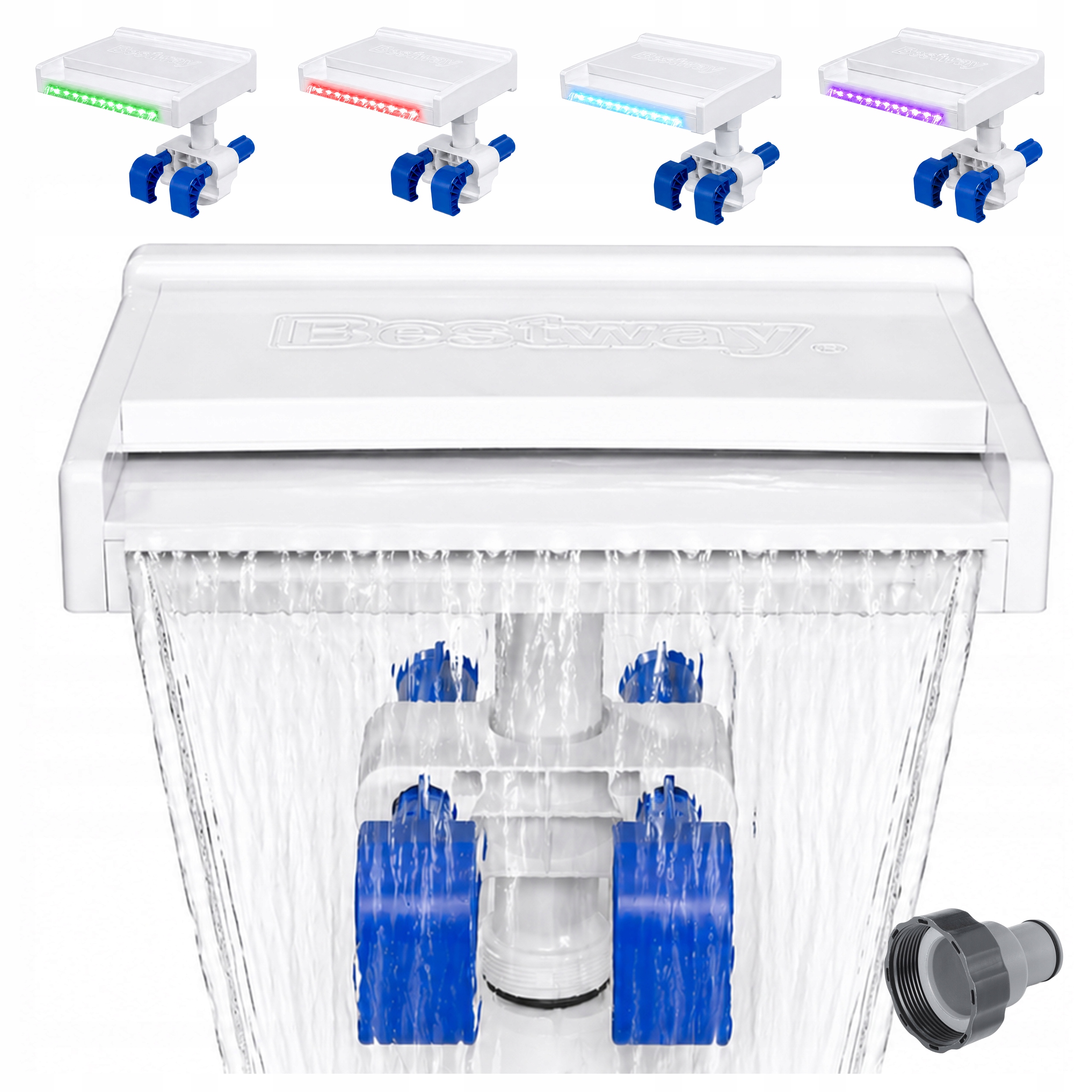 Fontána Do Bazénu Vodopád Led Kaskáda 8 Režimů Časovač Bestway 58619