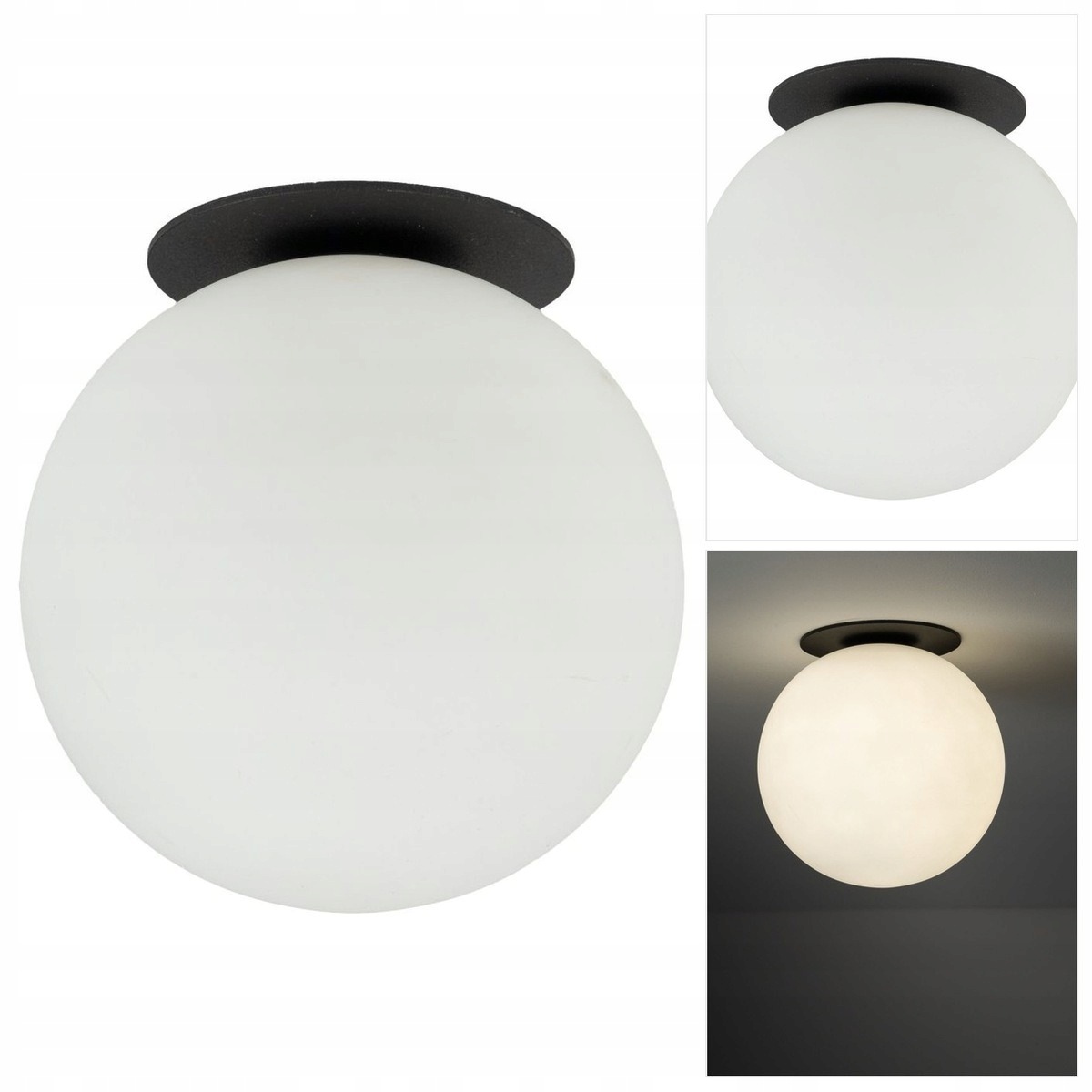 Vestavěné černé svítidlo Vox s nadčasovým designem v kuchyni Tk Lighting