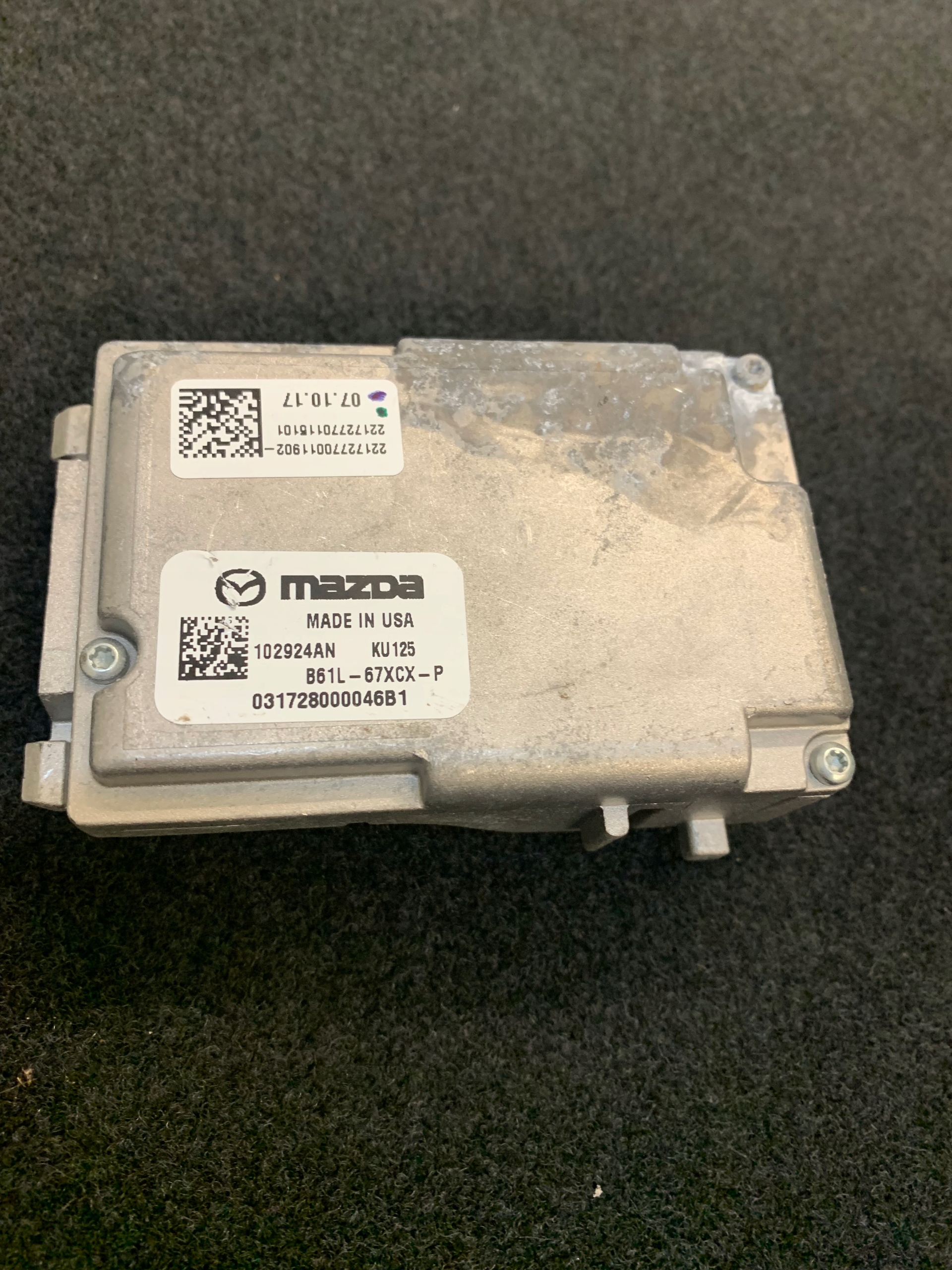 B61L67XCXP, 102924AN - MAZDA CX5 КАМЕРА ПОМІЧНИК ПОЯСА ДАТЧИК B61L67XCXP