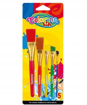 Pędzelki akrylowe Colorino 5 sztuk