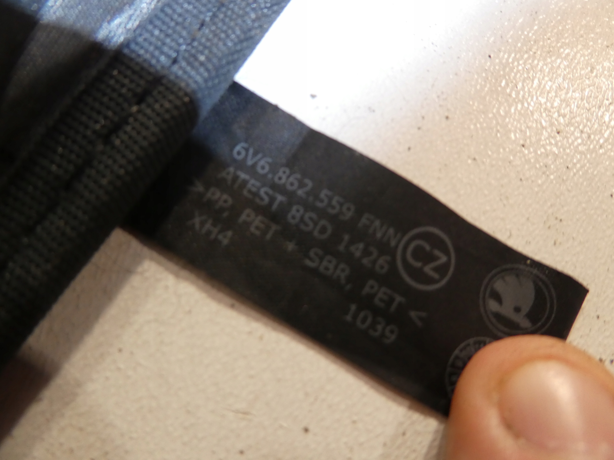 SKODA FABIA III 3 upholstery MATA carpet boot