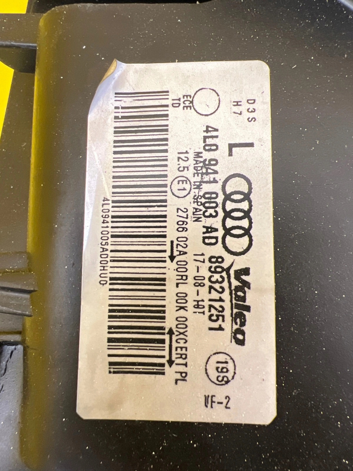 light left front Audi Q7 4L 4L0941003AD Xenon