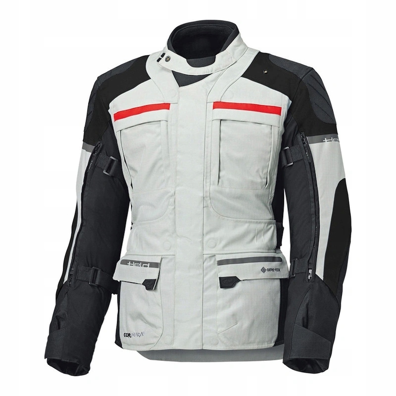 Textilná motocyklová bunda Held Carese 3 Grey/black šedá čierna Darčeky