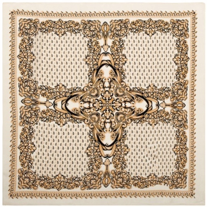 Šátek Dámský Šátek 100% Hedvábí Šála Šátek Nákrčník 53 x 53 cm