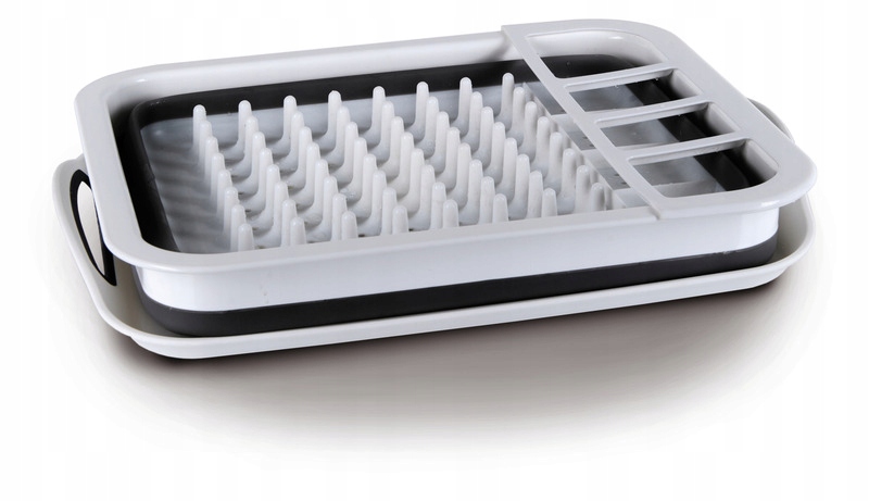 Levně Silikonová skládací sušička s odkapávací miskou Camp4