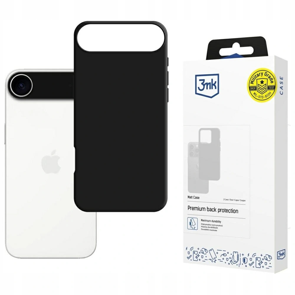 Etui 3mk Matt Case na Apple iPhone 17 Air czarne 3mk Protection