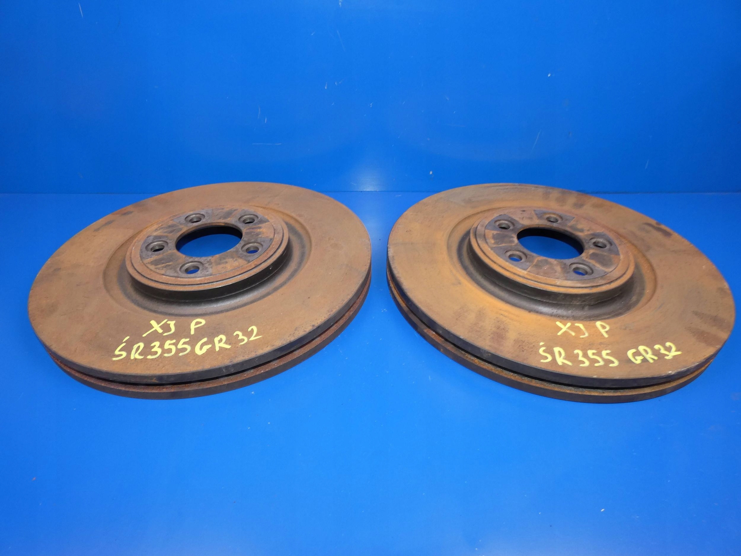 JAGUAR XJ X351 disc discs brake front 355mm KOMPLET