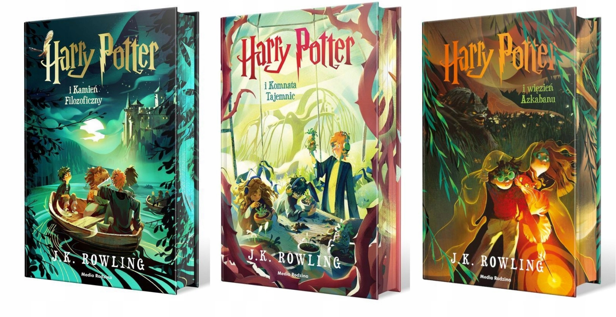 Pakiet Harry Potter Ilustrowane Brzegi 1-3 Edycja limitowana J.k. Rowling