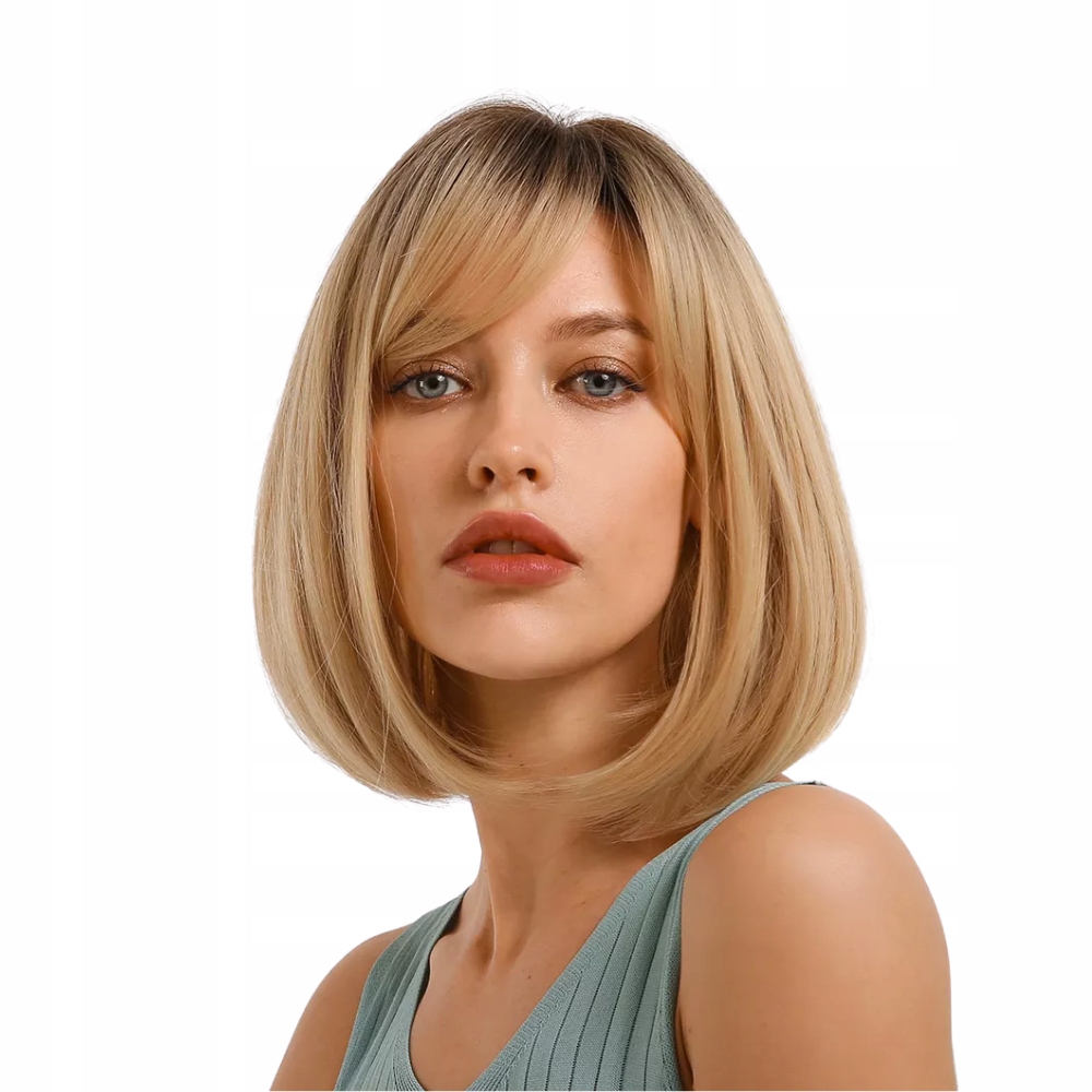 

Peruka bob gęsta włosy syntetyczne blond 05-SS167