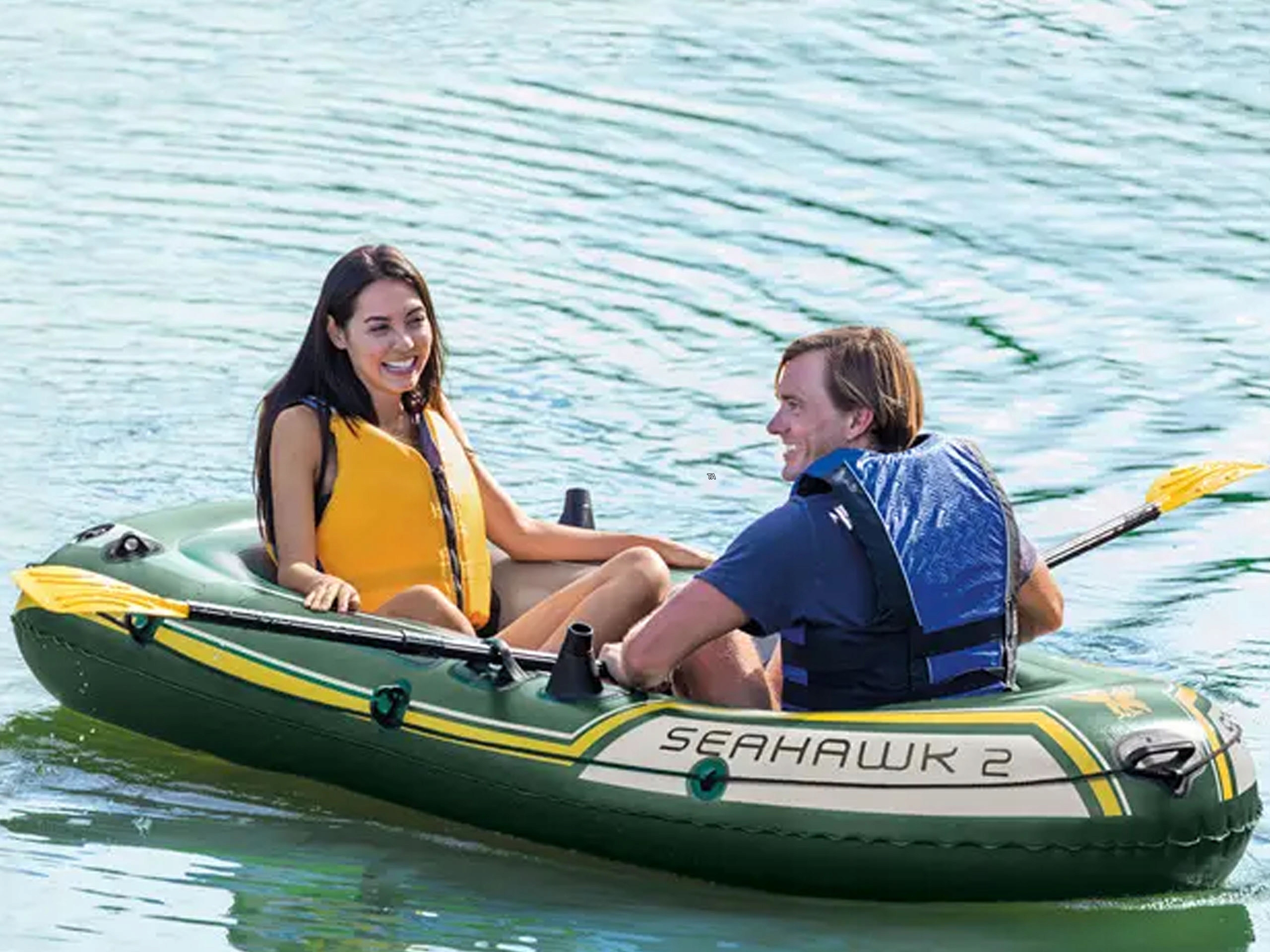 PONTON INTEX SEAHAWK 2 WIOSŁA POMPKA 236x114x41cm Szerokość 114 cm