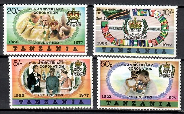Tanzania 1978 Mi 99-102II Czyste **