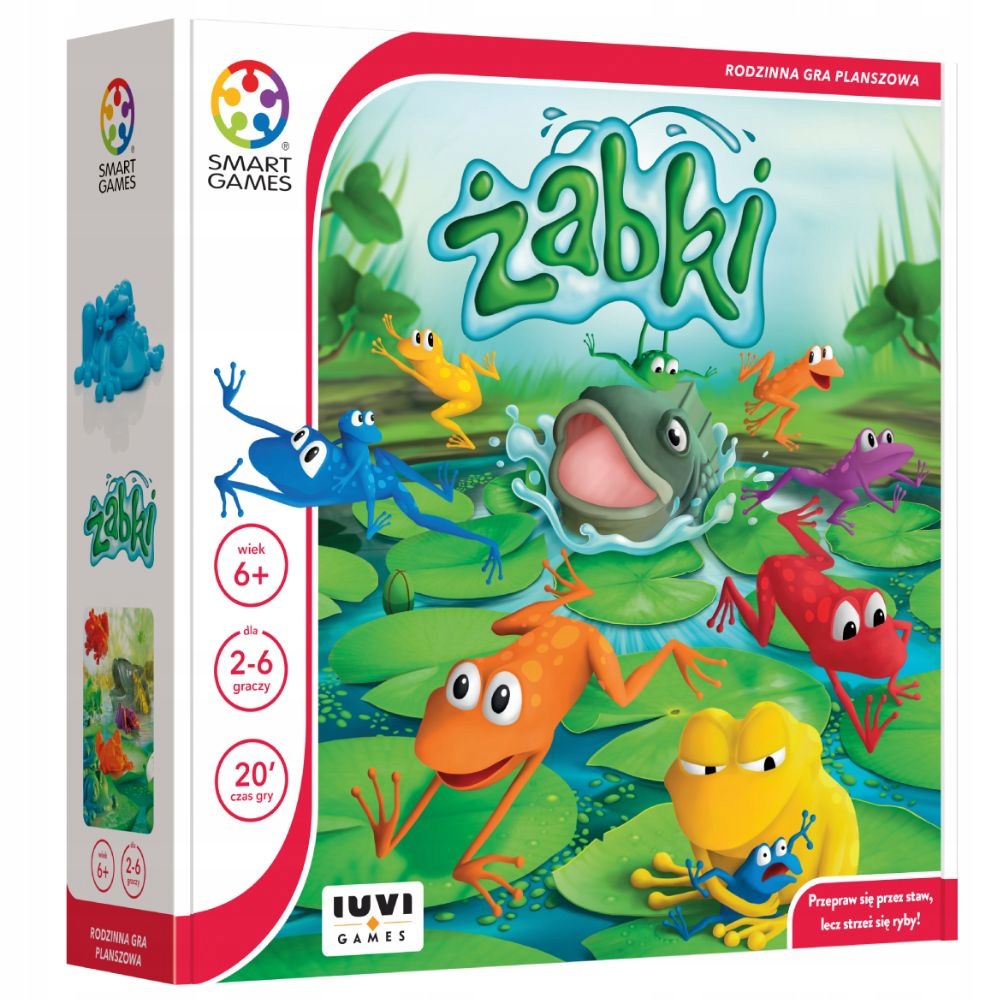Gra logiczna rodzinna od 2 do 6 graczy Smart Games Żabki (pl)