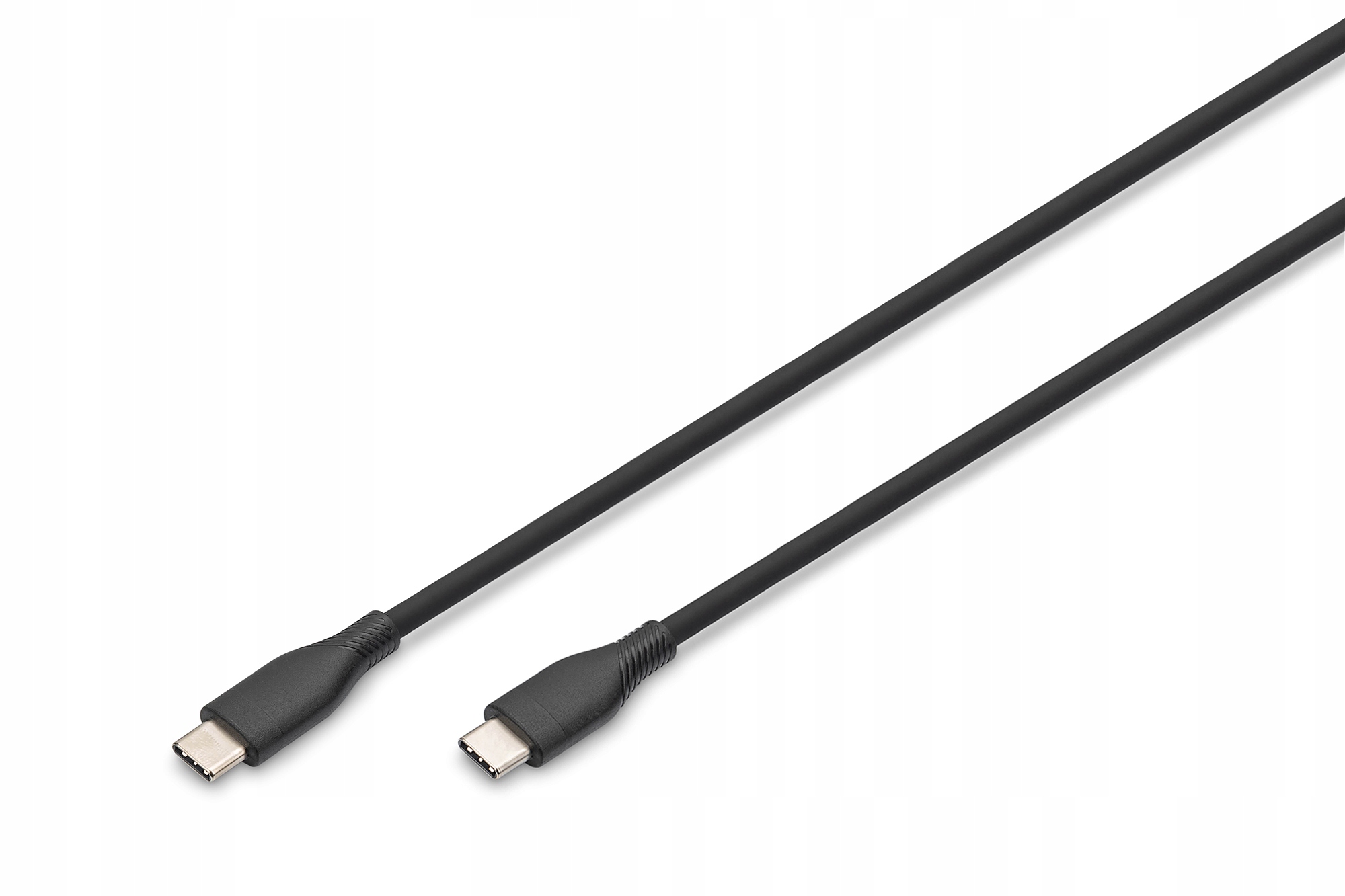 Digitus Kabel silikonowy Usb-c Usb-c 0,5 m Usb 2.0 60W czarny