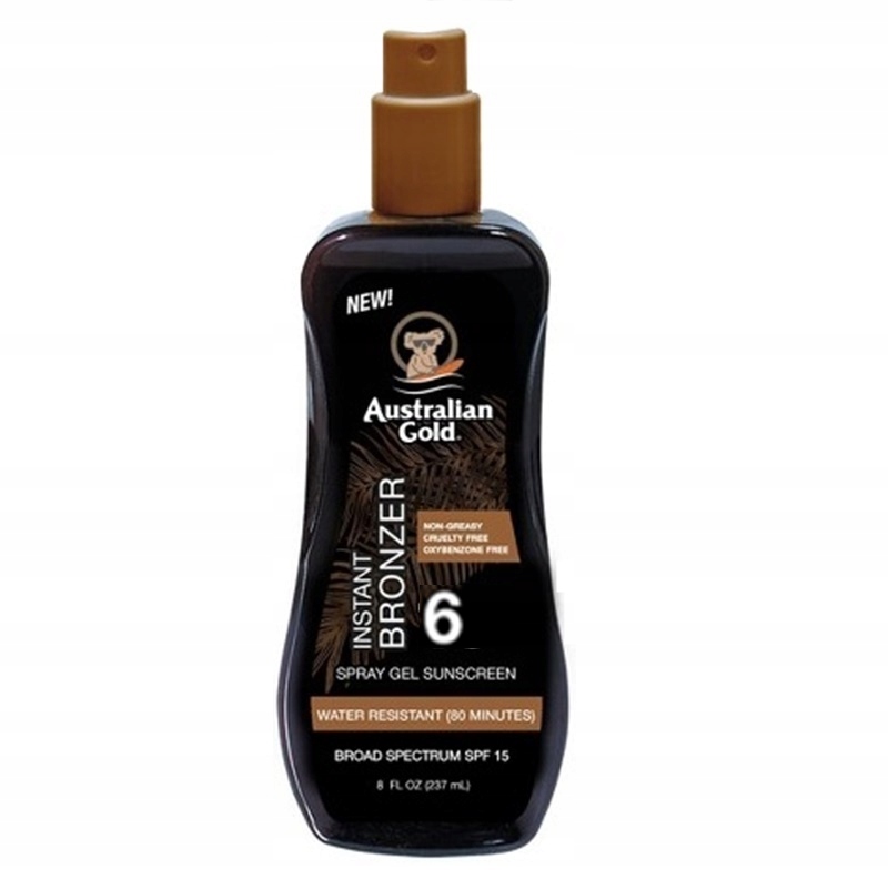 AUSTRALIAN GOLD SPF 6 BRONZER SPRAY GEL NA SŁOŃCE
