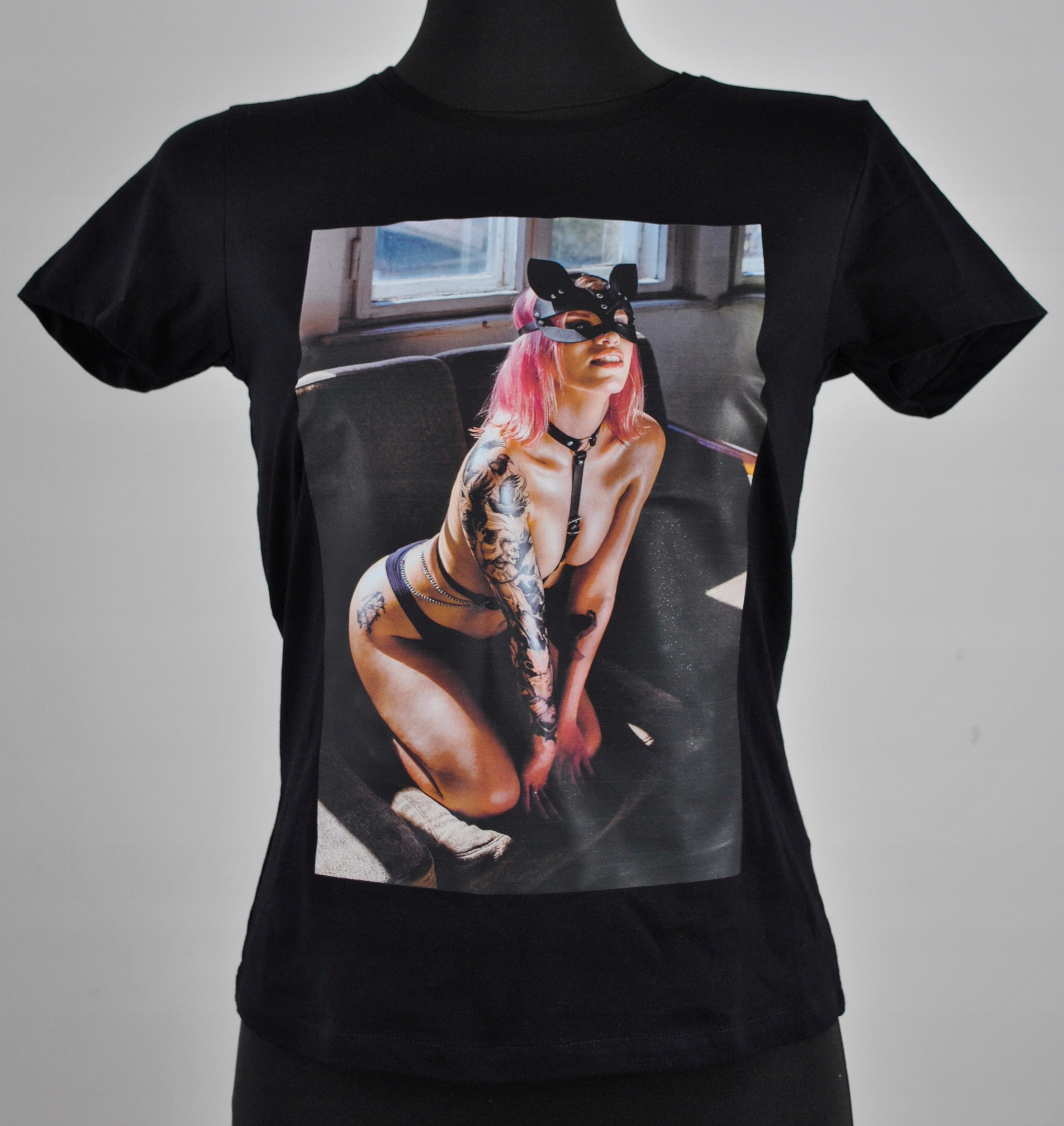 tričko s potiskem sexy dámské harness M