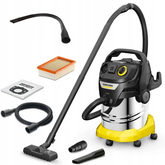 Karcher Kwd 6 P S V-25/6/22 1300 W Mocny Odkurzacz na sucho/mokro+ssawka