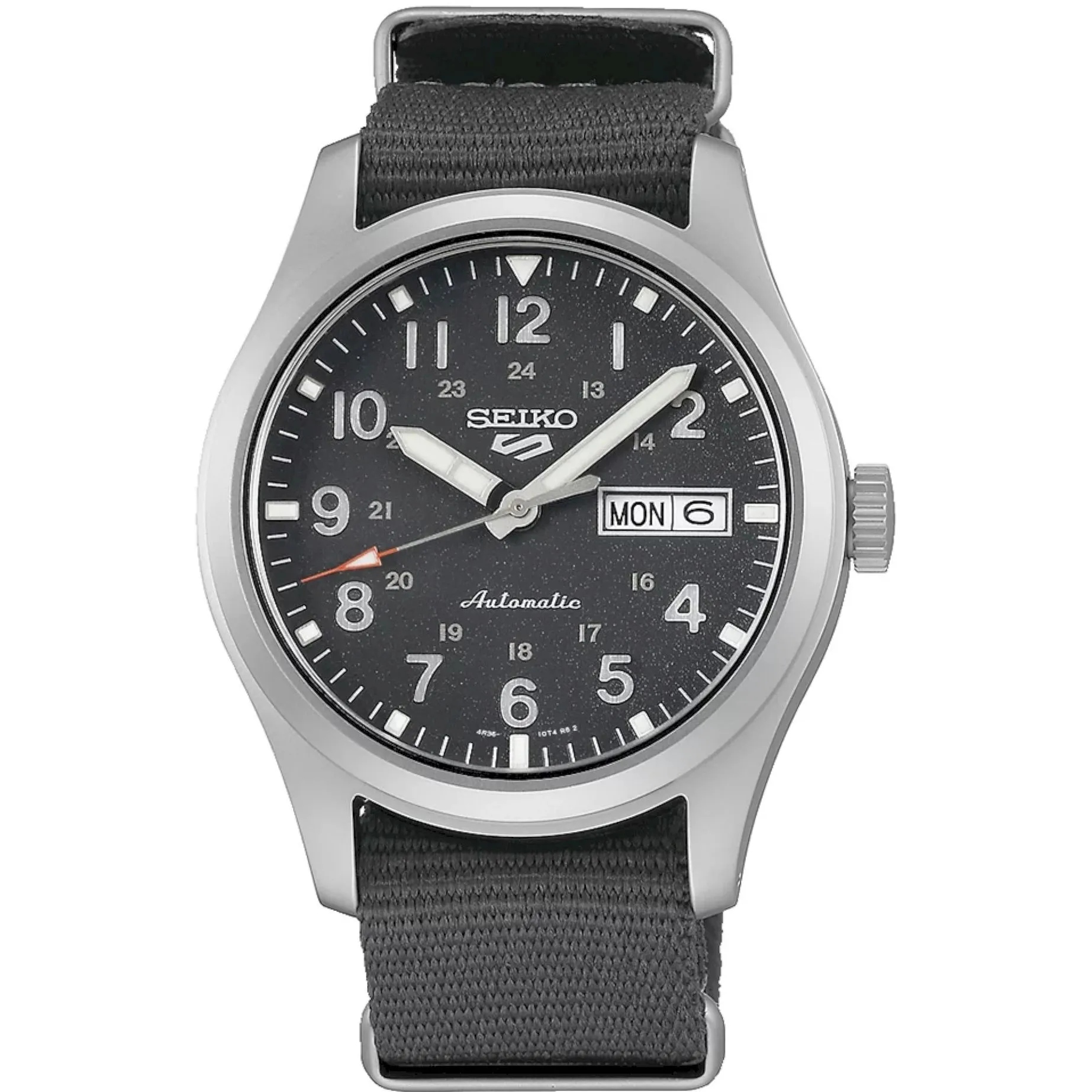 Seiko SRPG31K1 5 Sports Pánské automatické hodinky s černým řemínkem