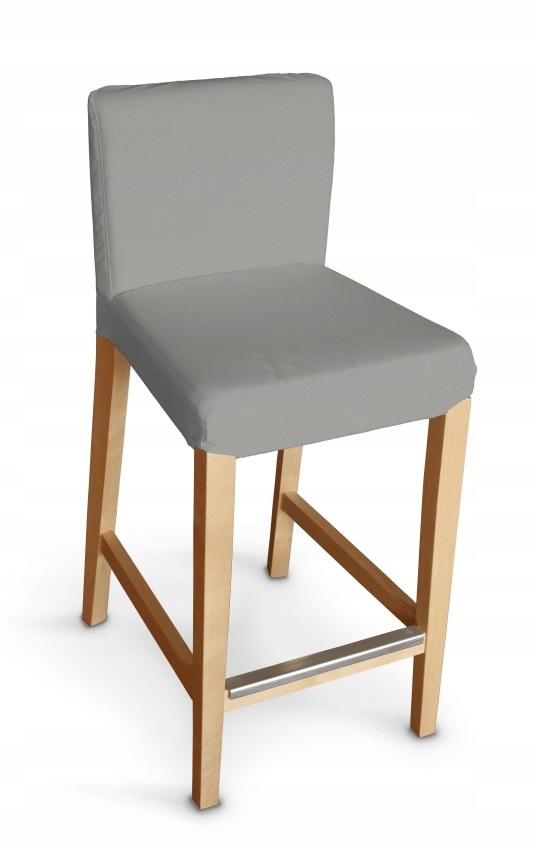 Dekoria potah na barovou židli Henriksdal krátký Ikea šedý