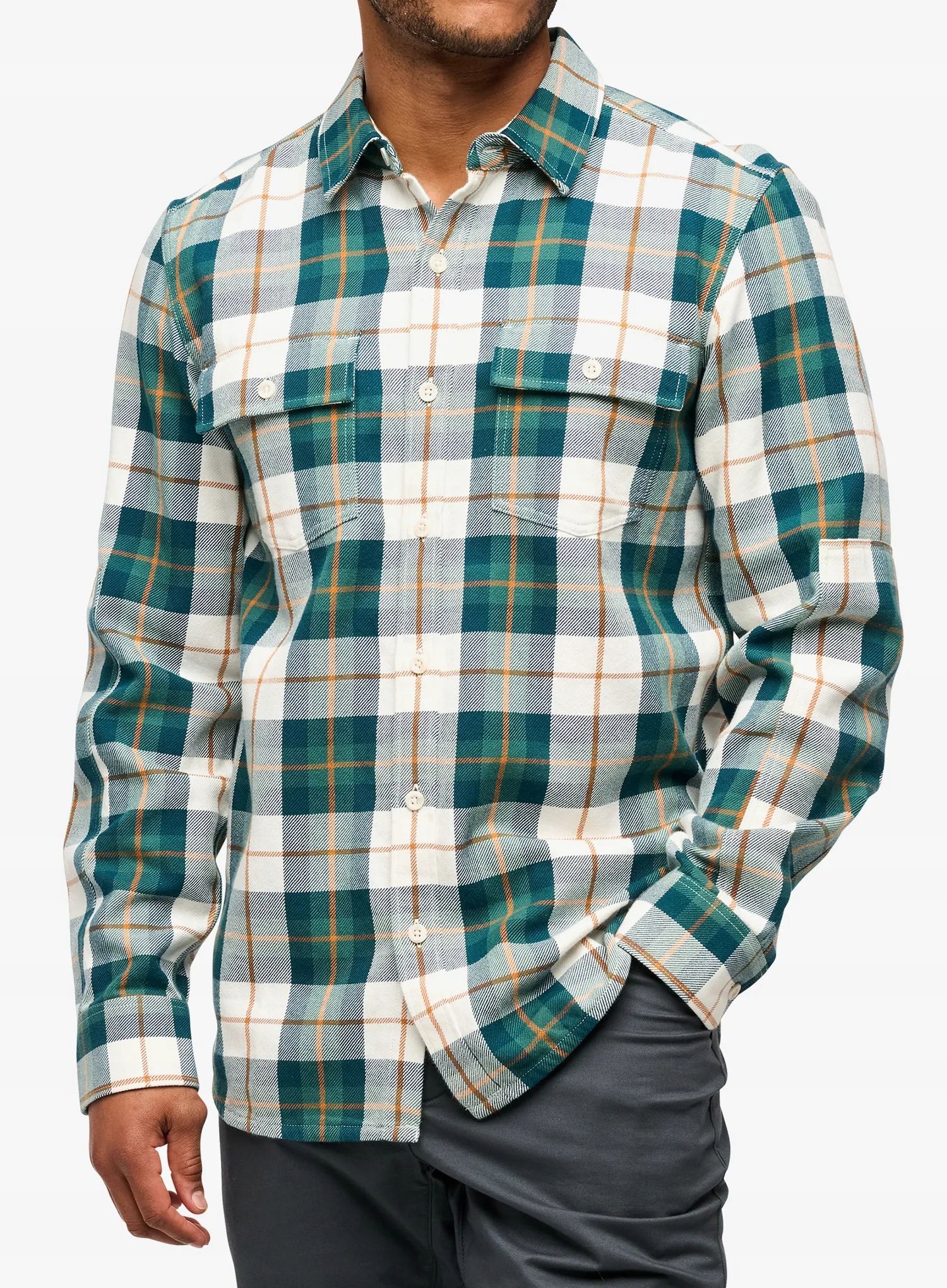 Koszula turystyczna Black Diamond Project Twill Ls raging sea/henna M