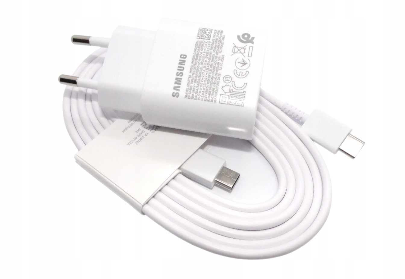 100% ORYGINALNA SZYBKA ŁADOWARKA SAMSUNG M13 M23 M33 M54 5G S23 DŁUGI USB C