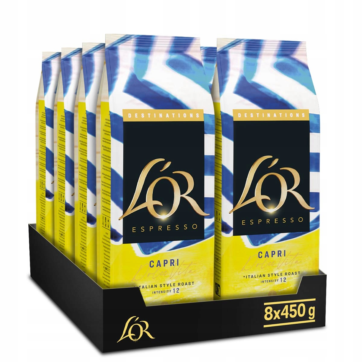 Kawa ziarnista L'or Capri Dolce Vita 8x 450g [3600g]