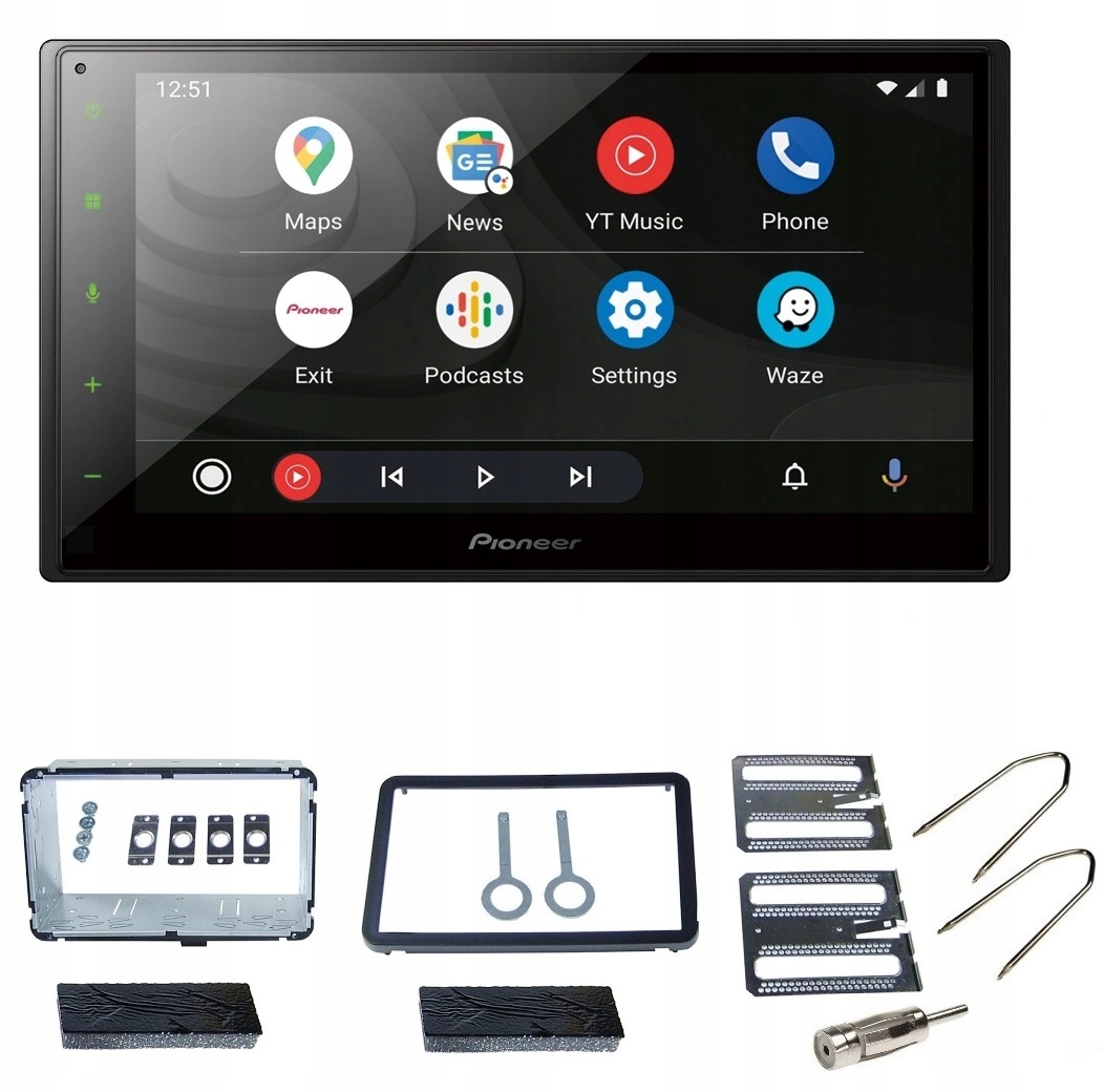 Pioneer SPH-DA160DAB Bluetooth autorádio CarPlay 2DIN Alfa 159