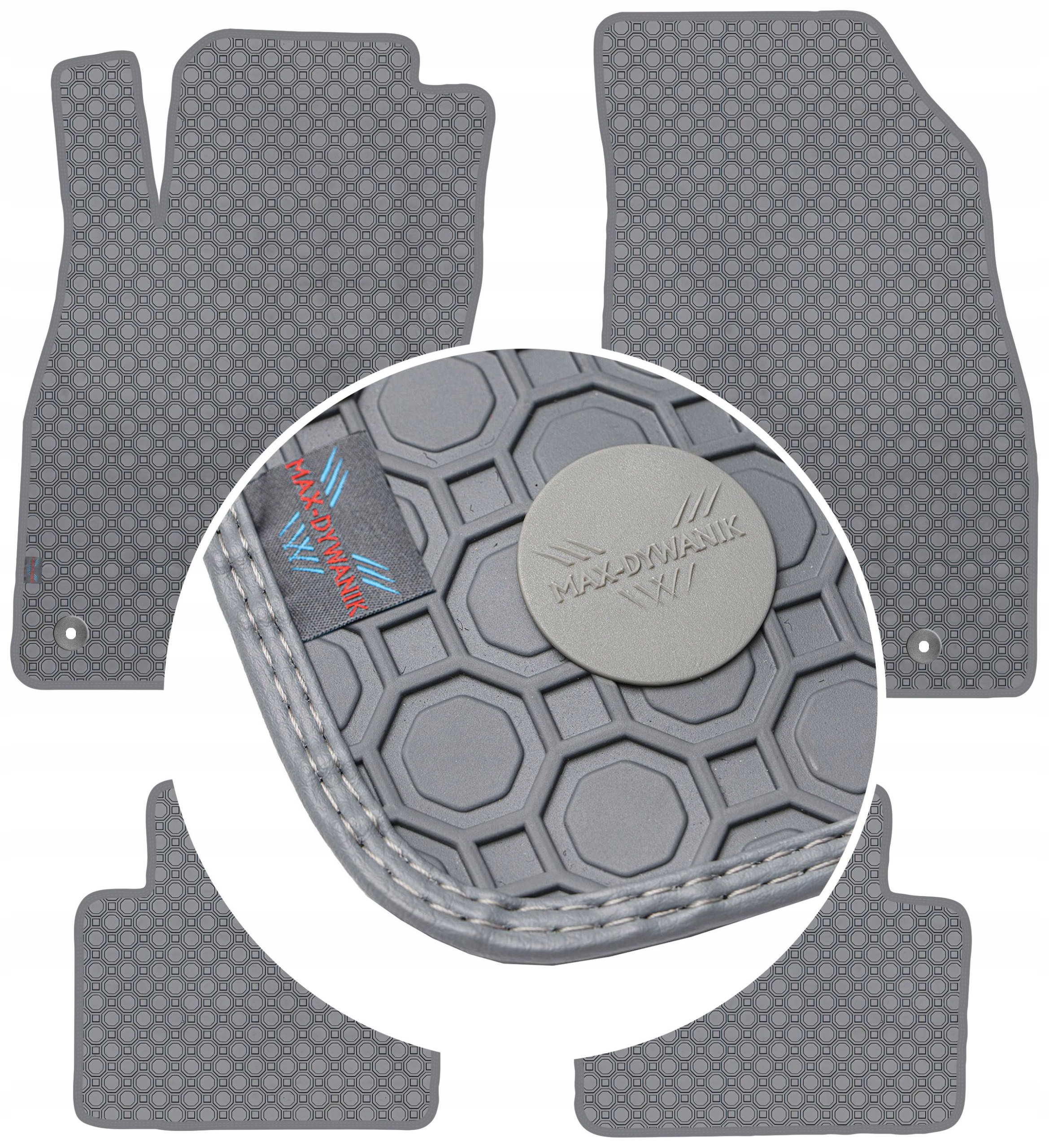 Opel Adam 2013-2019 Koberce Popielate